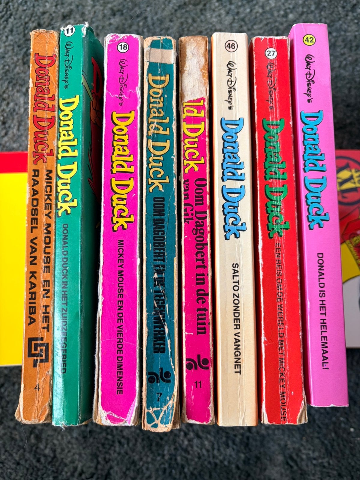 Donald Duck Walt Disney pocket oud diverse nummers, Meerdere stripboeken, Ophalen of Verzenden, Gelezen