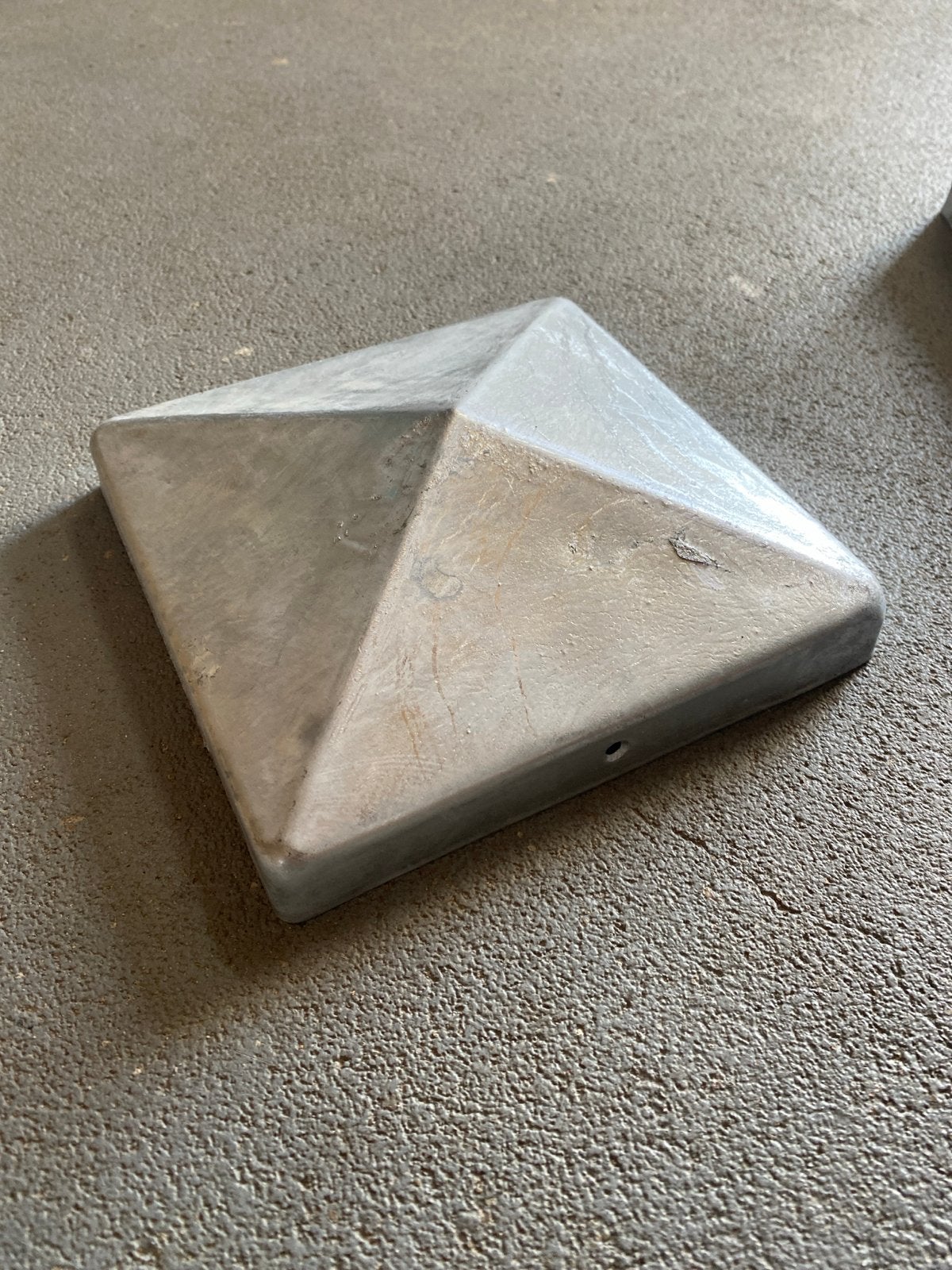 Paalkap gegalvaniseerd 15x15cm, Ophalen of Verzenden, Nieuw, IJzer, Overige typen