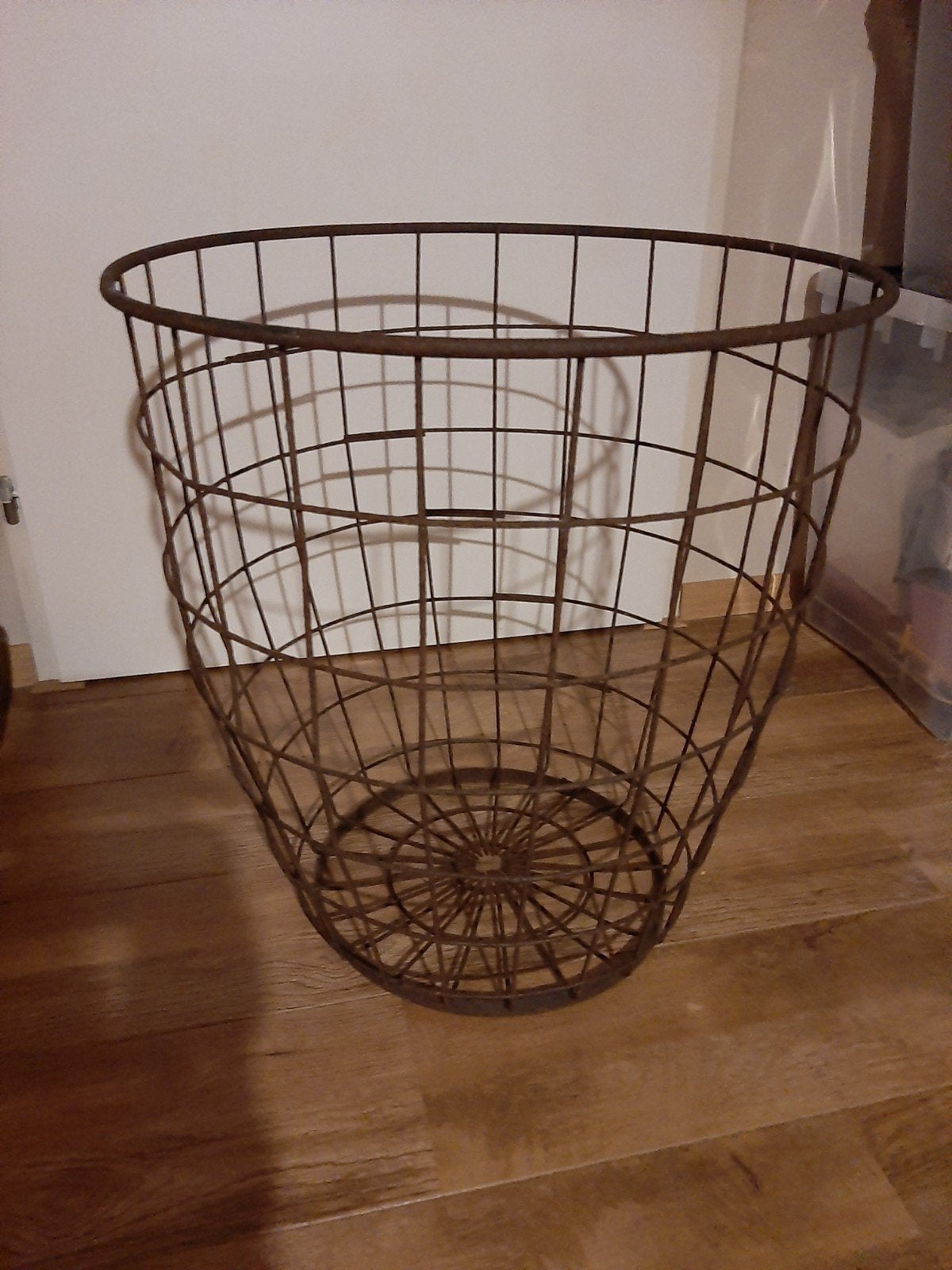 Oude aardappelmand - Vintage metalen draadmand, Ophalen