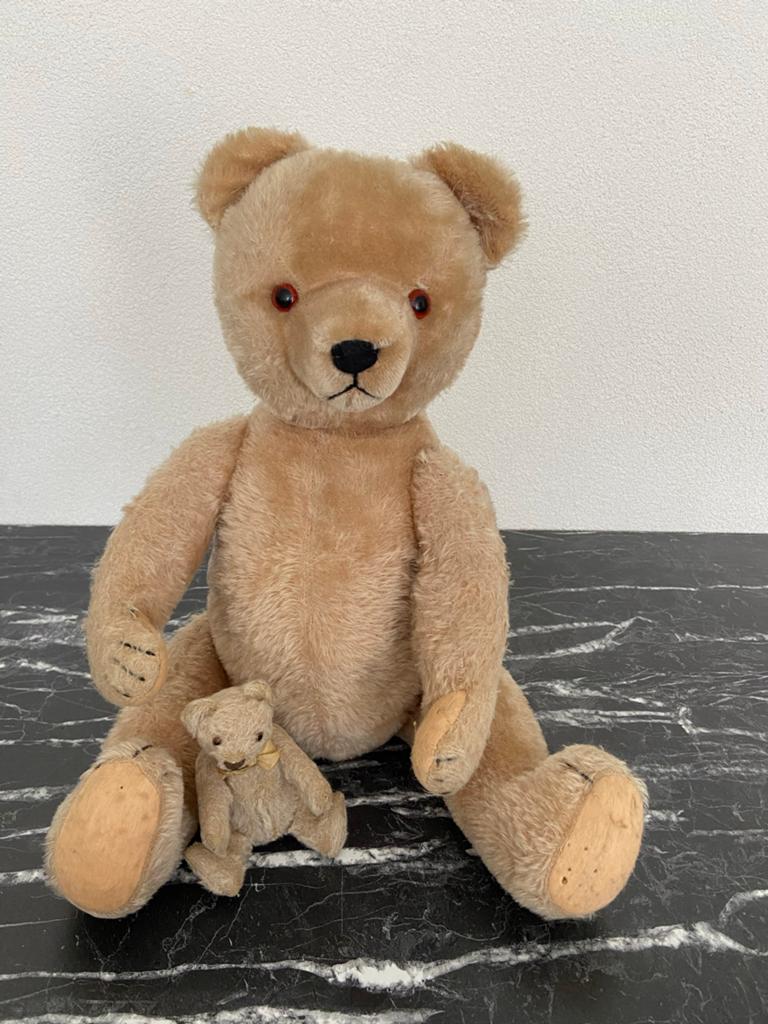 Steiff beer zonder knop met geluid 55 cm, Ophalen of Verzenden