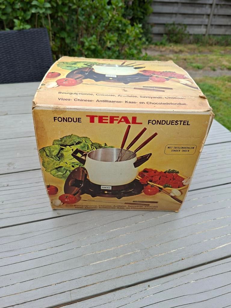 Vintage Tefal Super Fondue - Elektrisch - Jaren '70 Retro, Witgoed en Apparatuur, Fonduesets, Ophalen of Verzenden, Gebruikt, Elektrisch