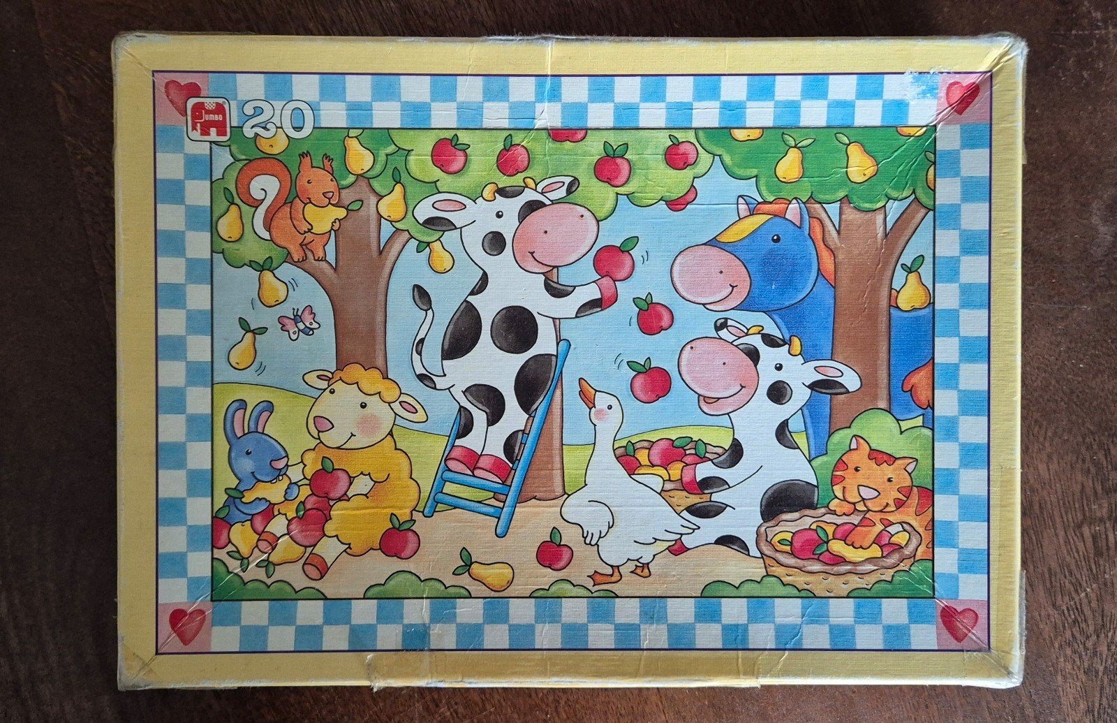 Jumbo International Puzzel 20 Stukjes Boerderij compleet, Ophalen of Verzenden, 10 tot 50 stukjes, Gebruikt, 2 tot 4 jaar