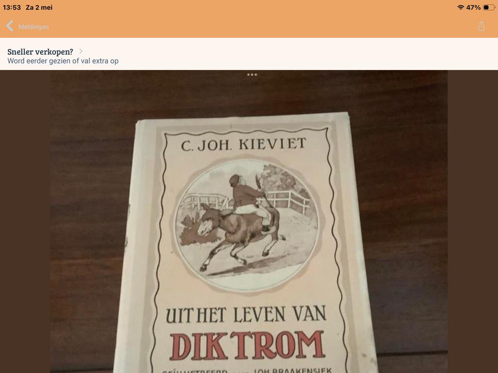 Boek.    DIK.    TROM., Antiek en Kunst, Antiek | Boeken en Bijbels, Verzenden