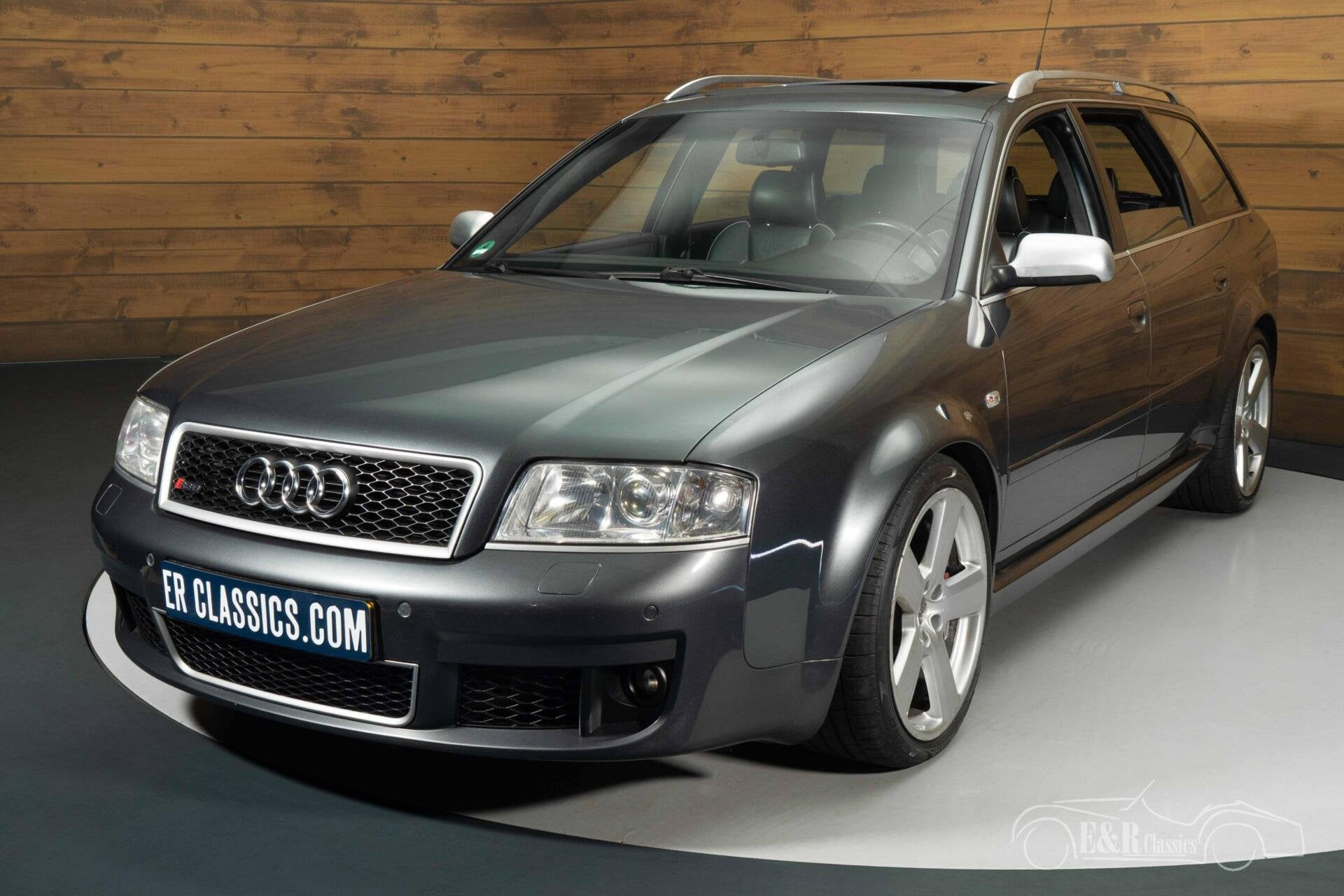 Audi RS6 Avant Quattro Stationwagon | 2003, Auto's, Automaat, Zwart, Overige carrosserieën, 4 stoelen