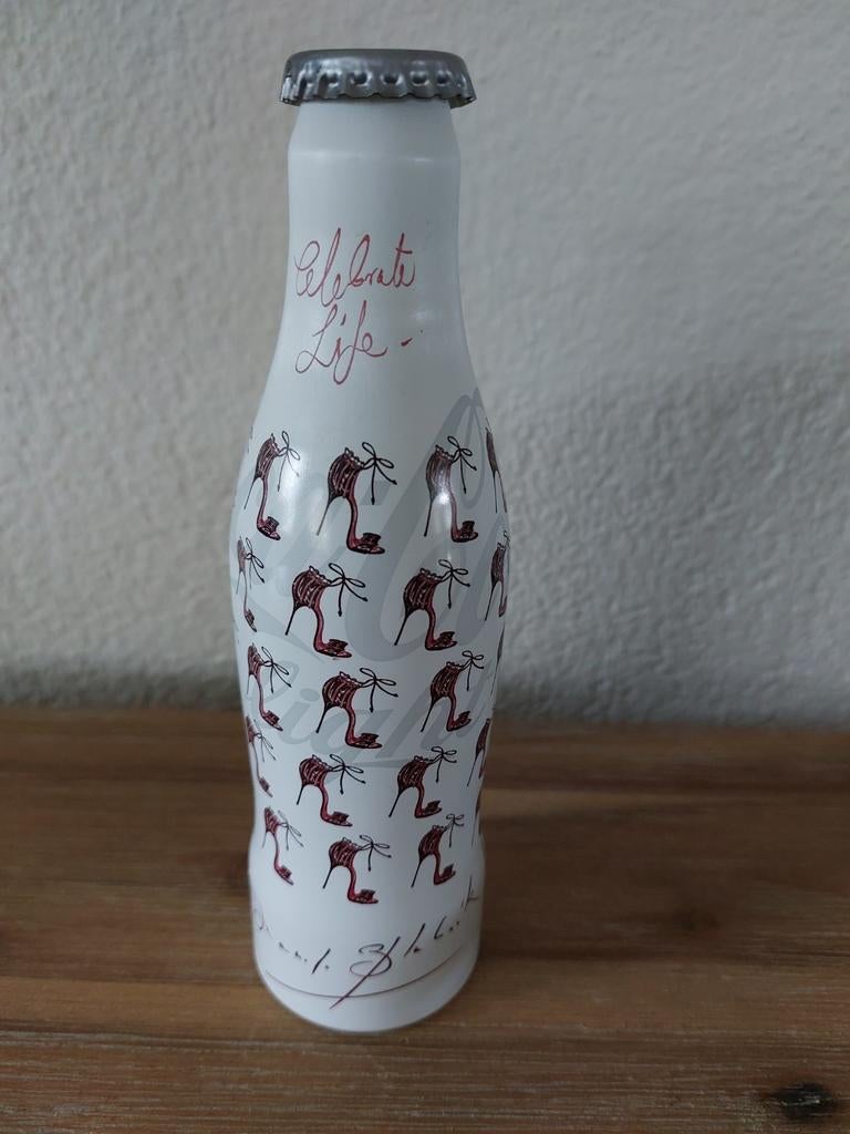 Uniek Coca Cola Light Celebrate Life Manolo Blahnik flesje, Ophalen of Verzenden, Zo goed als nieuw, Overige typen