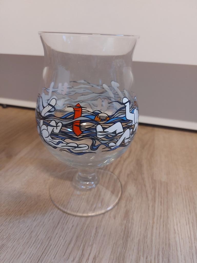 Duvel glas franky sticks 2022, Ophalen of Verzenden, Glas of Glazen, Duvel