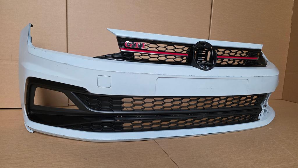 Voorbumper VW Polo 2G AW GTI bj.2018-2022 2G0 ZONDER PDC, Gebruikt, -, Ophalen of Verzenden, Bumper