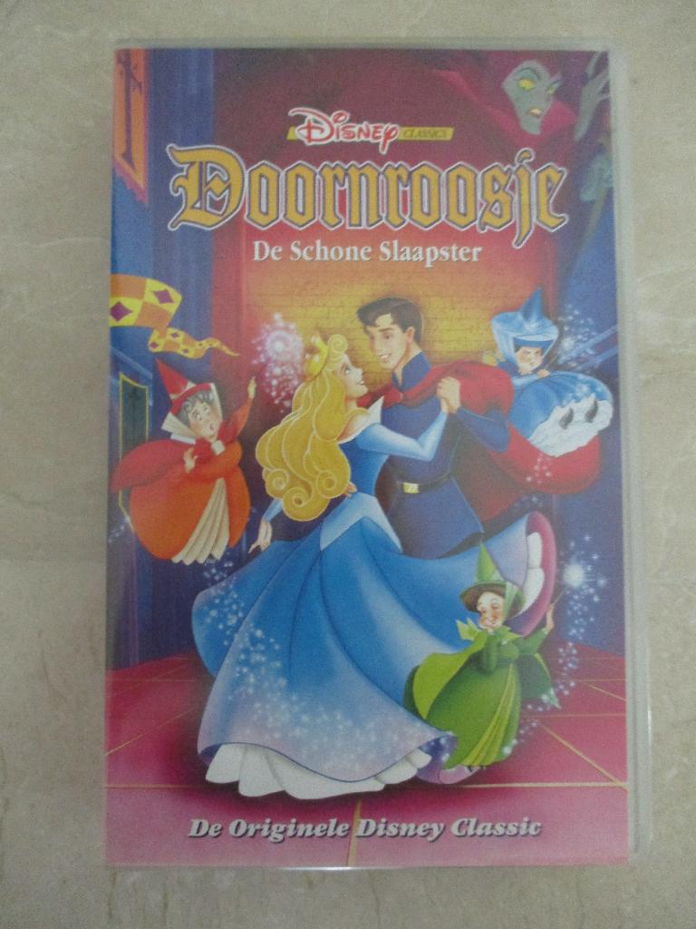 Doornroosje, originele Disney film, Cd's en Dvd's, VHS | Kinderen en Jeugd, Tekenfilm, Alle leeftijden, Ophalen of Verzenden, Zo goed als nieuw
