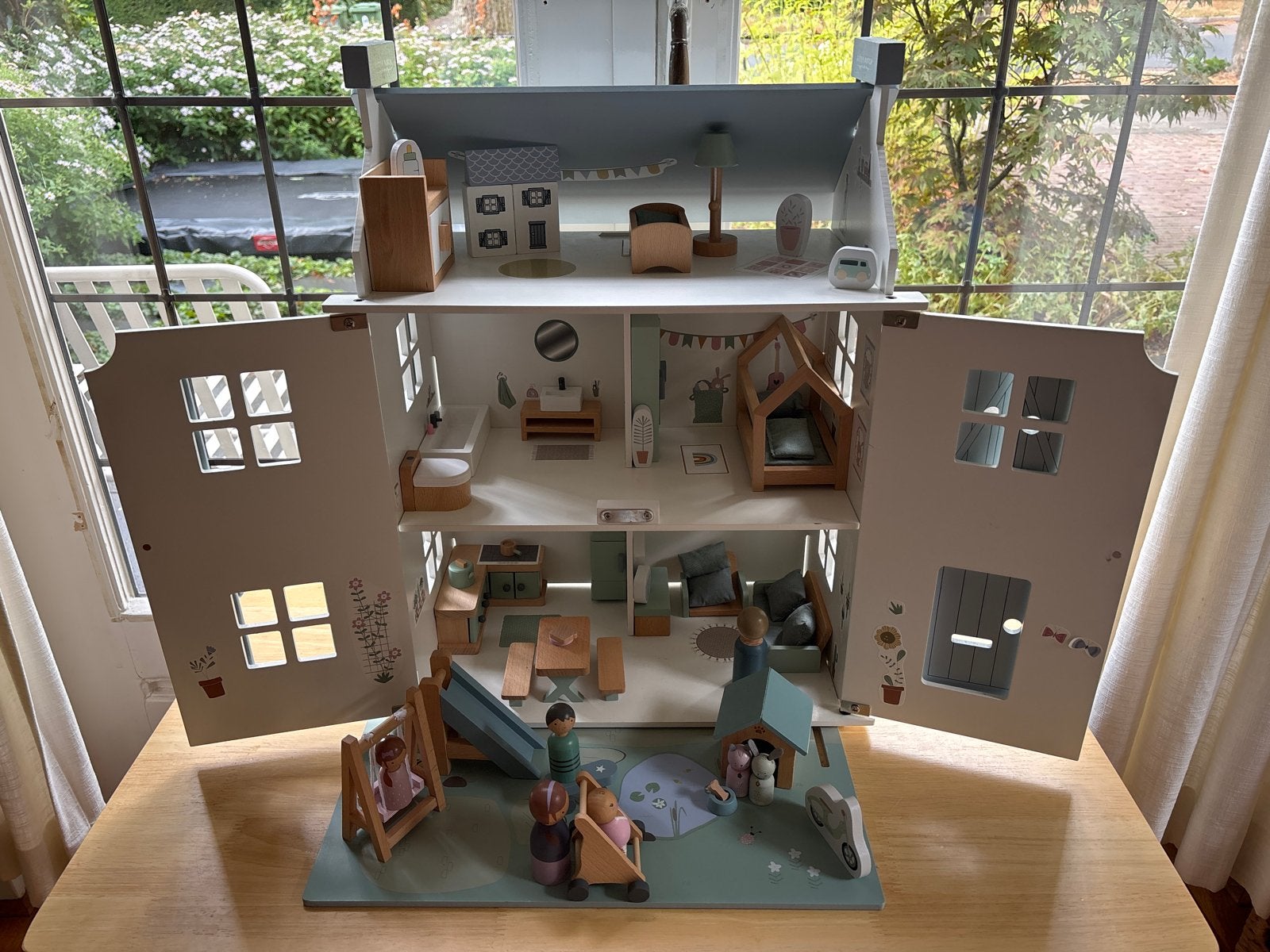 Little Dutch Houten Poppenhuis met Uitbreidingen, Ophalen, Gebruikt, Overige typen