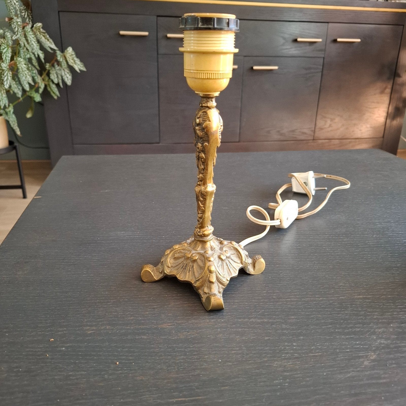 klassieke vintage (antieke) lampenvoet, Ophalen of Verzenden, Vintage