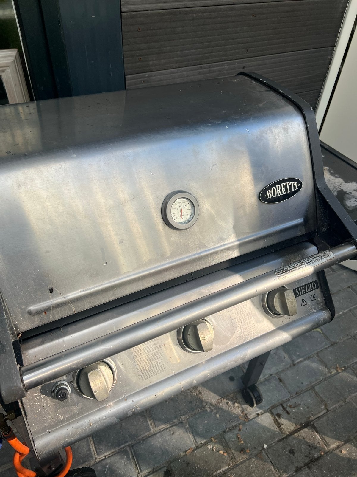 Boretti gas BBQ - opknapper, klein prijsje!, Tuin en Terras, Gasbarbecues, Gebruikt, Ophalen