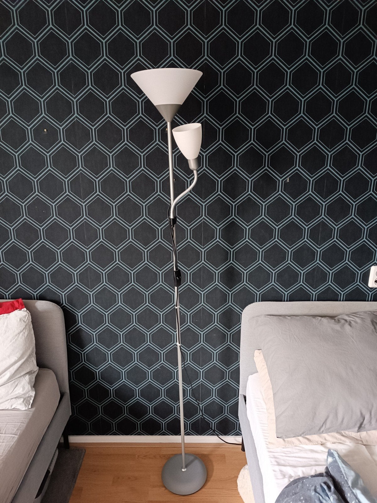 Staande lamp /vloerlamp, Huis en Inrichting, Lampen | Vloerlampen, Ophalen, Gebruikt, Metaal, 150 tot 200 cm