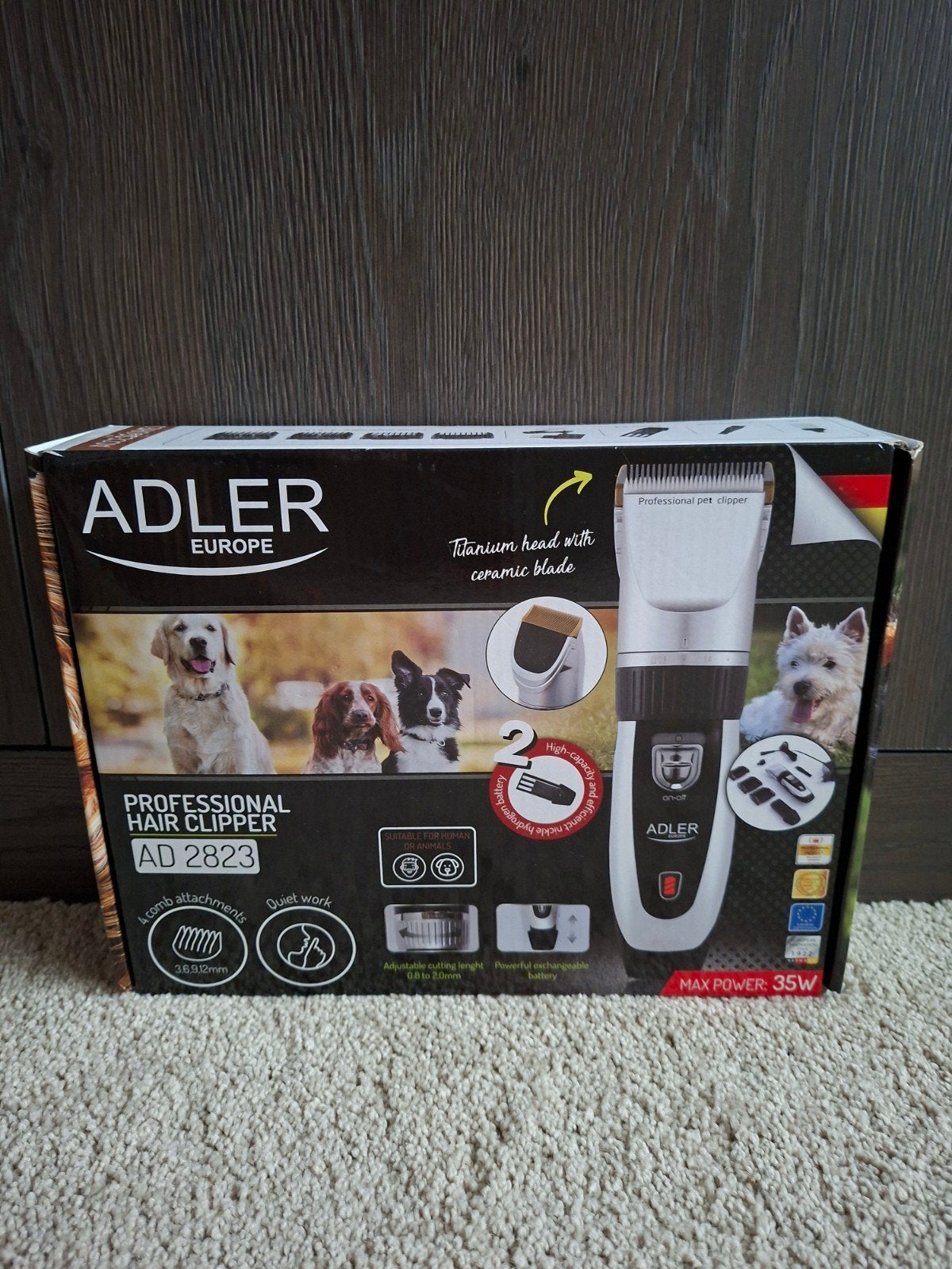 Honden trimset als nieuw adler merk. 10,-, Overige merken, Ophalen of Verzenden, Zo goed als nieuw, Tondeuse