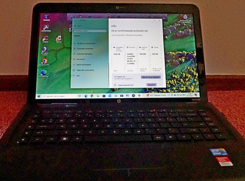 HP Pavilion dv6-3020ed Laptop - Windows 10, i3, 298GB, Computers en Software, HDD, Ophalen of Verzenden, Zo goed als nieuw, HP