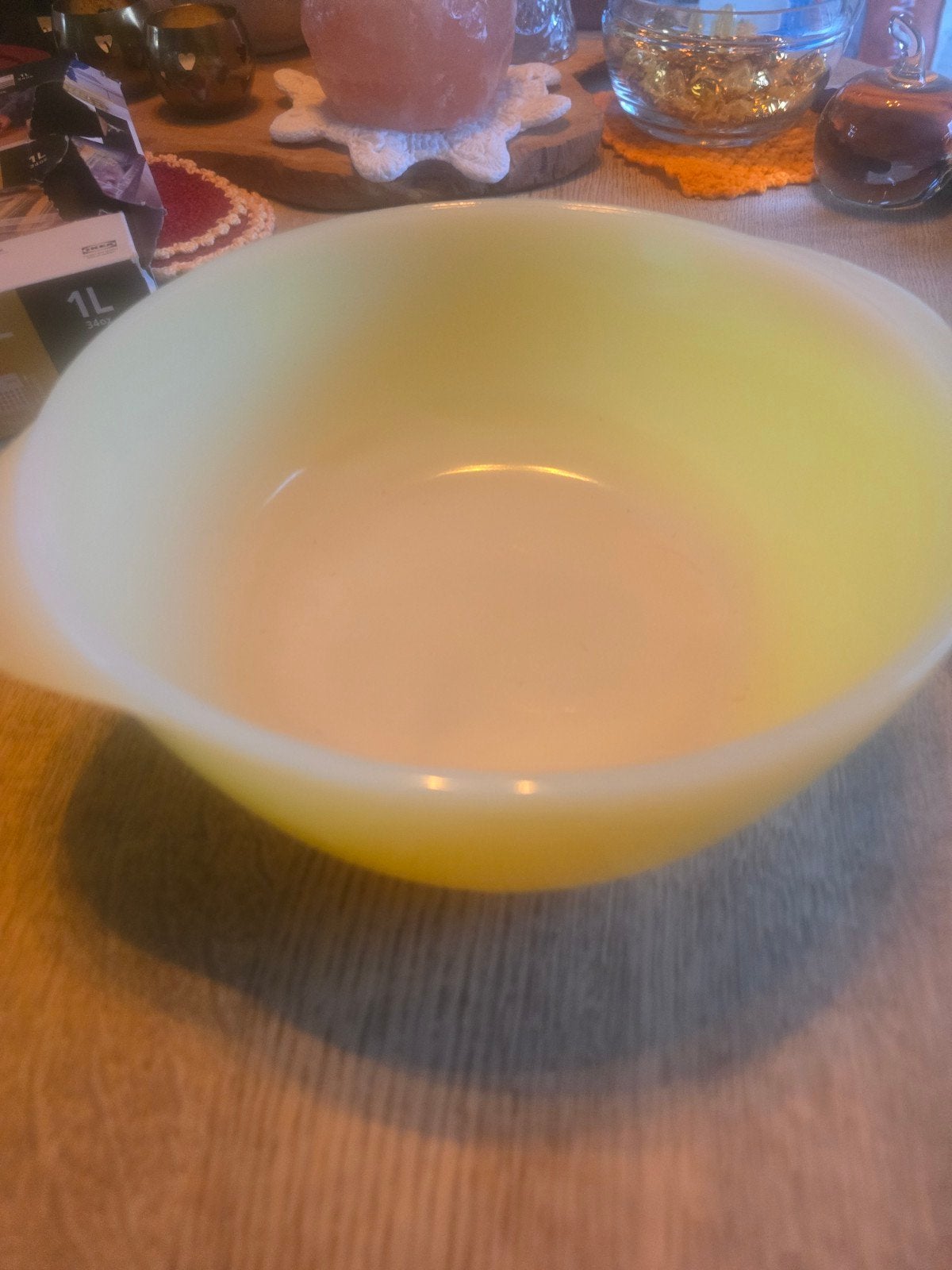 Vintage Arcopal France Opale Gele Ovenschaal - Jaren 60/70, Ophalen of Verzenden