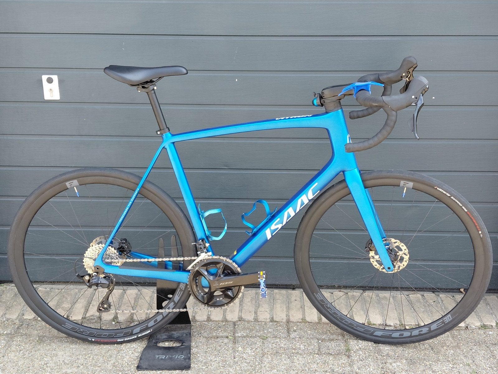 Isaac Vitron Pro Carbon Maat XL Shimano 105 2 x 12 Speed, 28 inch, Carbon, Heren, Zo goed als nieuw