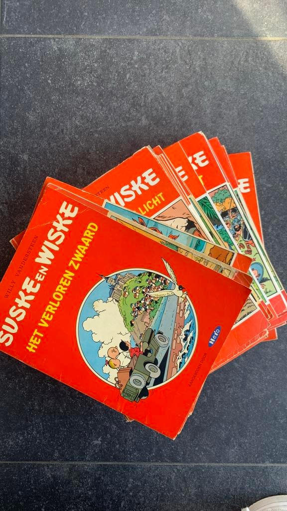 Grote collectie Suske en Wiske stripboeken, Meerdere stripboeken, Ophalen of Verzenden, Gelezen