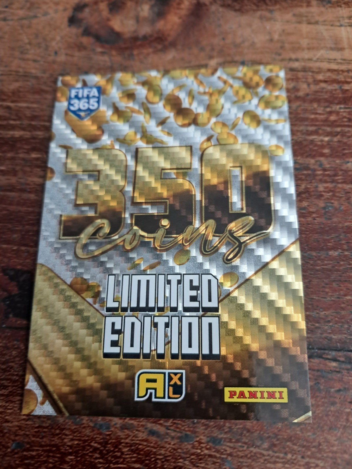 ADRENALYN XL Panini Limited Edition 350 Coins. 2027., Ophalen of Verzenden, Nieuw, Plaatje