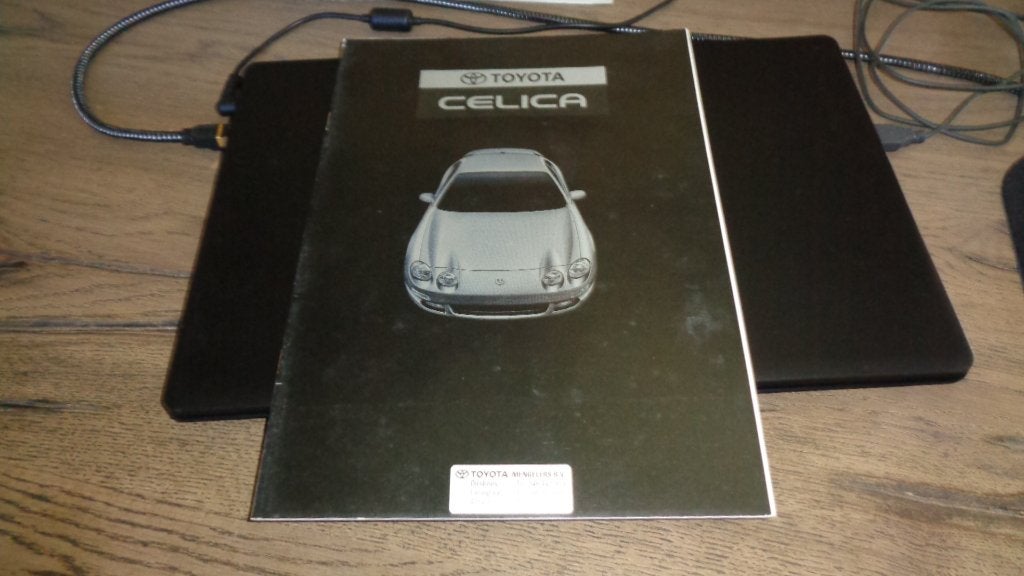 Folder Set TOYOTA CELICA   12-1995, Boeken, Verzenden, Gelezen, Toyota