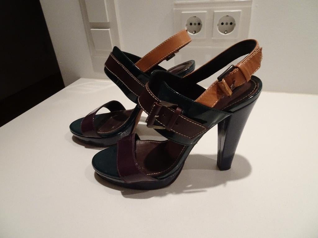 BARBARA BUI kleurrijke sandalen met 2 gespen, Overige kleuren, Nieuw, Ophalen of Verzenden, Schoenen met hoge hakken