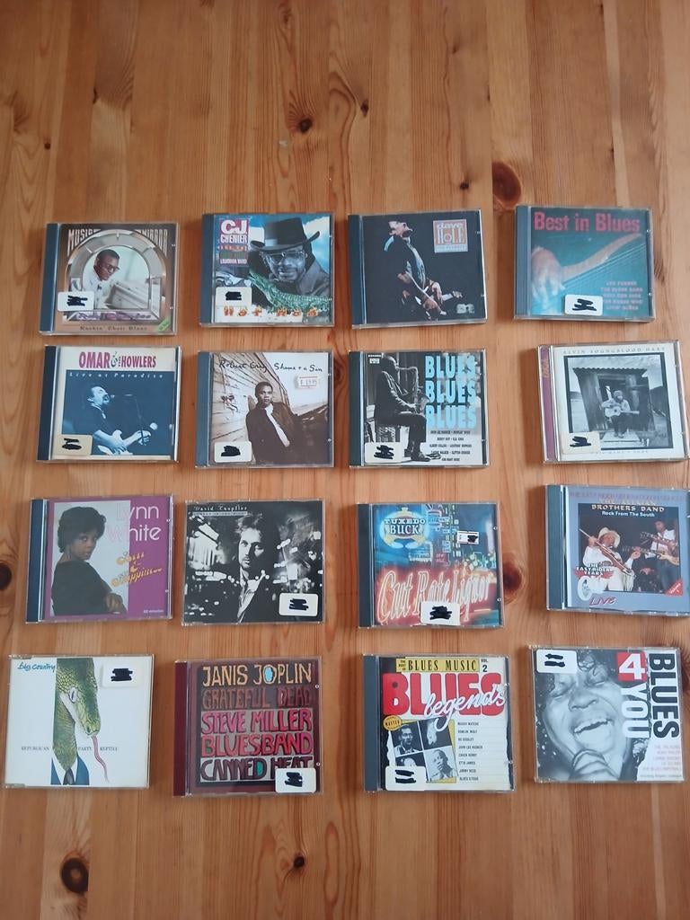 Blues CD's: Janis Joplin, John Lee Hooker, Howlin' Wolf e.a., Ophalen of Verzenden, 1980 tot heden, Gebruikt, Blues