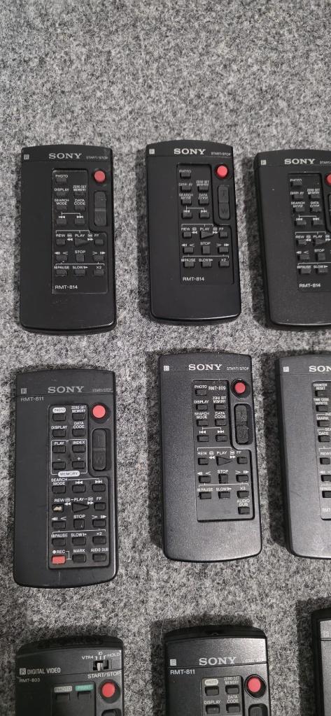 Afstandsbedieningen voor Sony video camera's, Hi 8, Ophalen of Verzenden