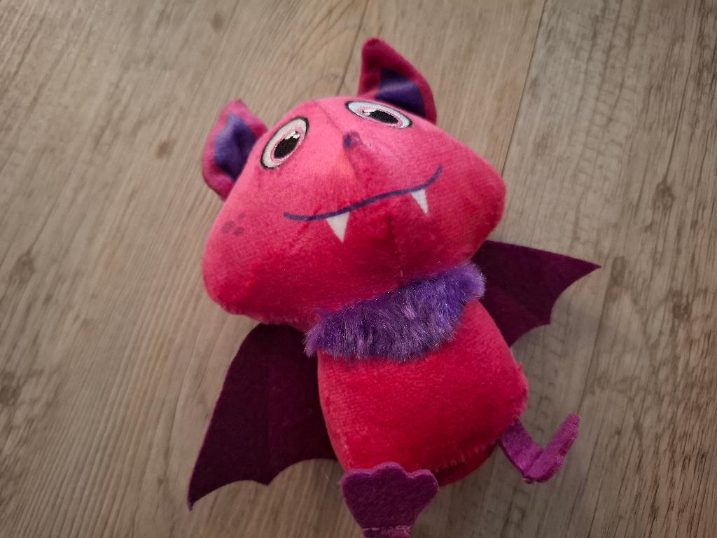 Knuffel - Lidl Bosmini Vleermuis, Ophalen of Verzenden, Gebruikt, Overige typen