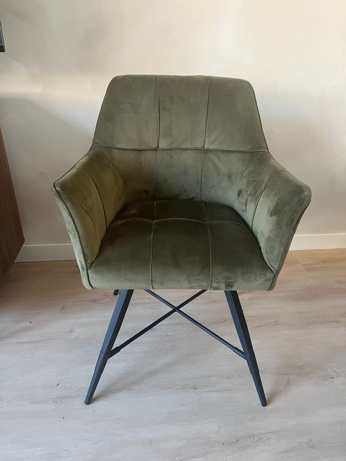 Luxe eetkamer stoelen, 4 stuks, Ophalen, Overige kleuren, Luxe, Zo goed als nieuw