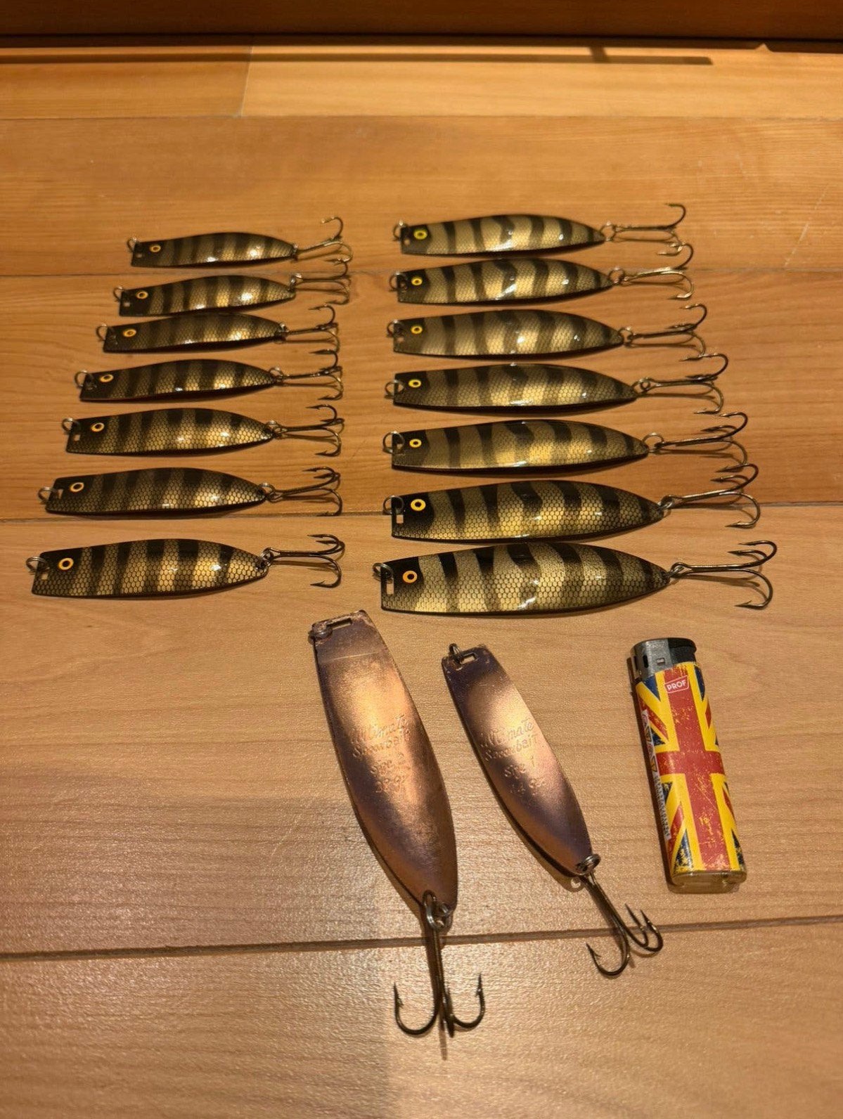 Ultimate spoon bait size 1&2 . 14&28gram 16 stuks blinkers, Ophalen of Verzenden, Zo goed als nieuw, Overige typen