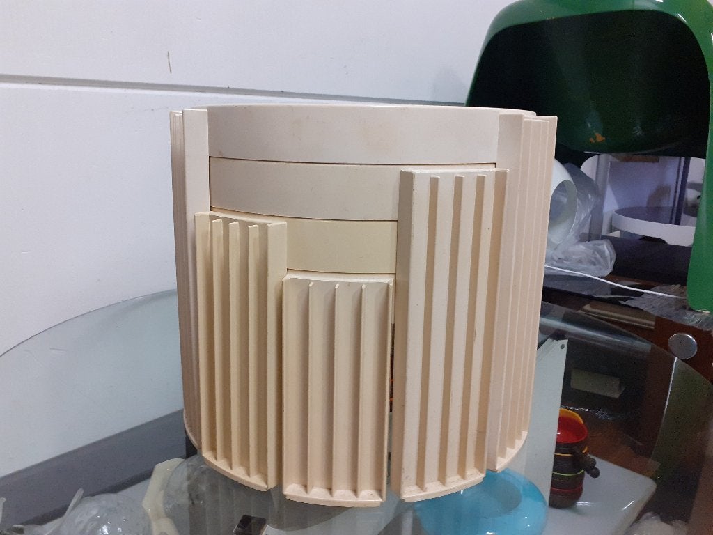 Cassina jaren 70 marema tafelset Frattini design retro 1970s, Gebruikt, Kunststof, Cassina, ?