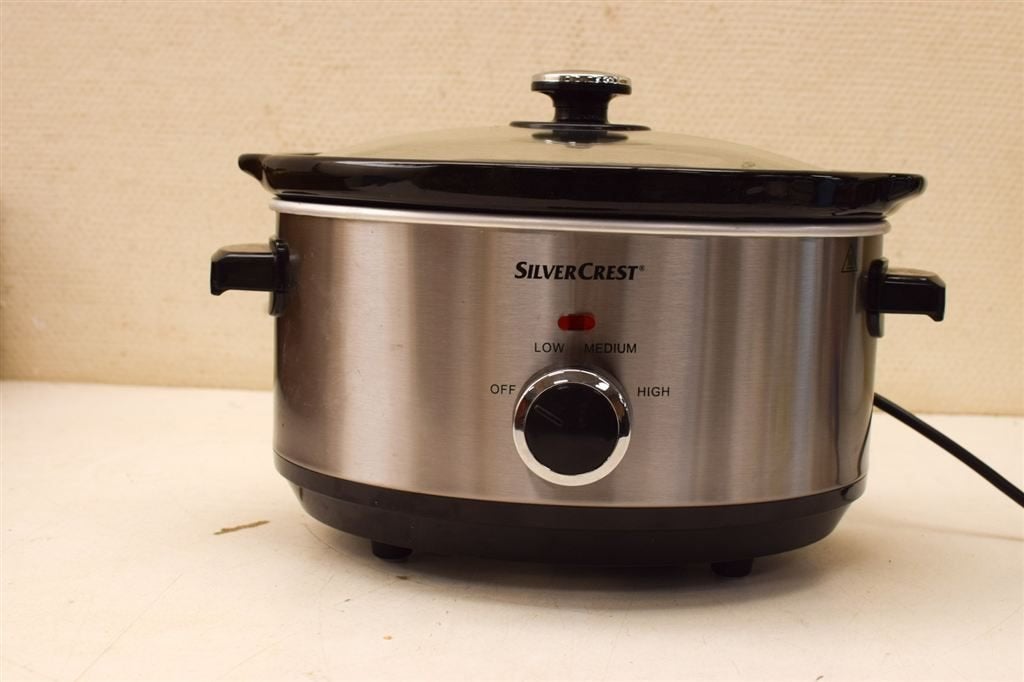Silvercrest Slowcooker 45054, Huis en Inrichting, Ophalen of Verzenden, Gebruikt, Gietijzer