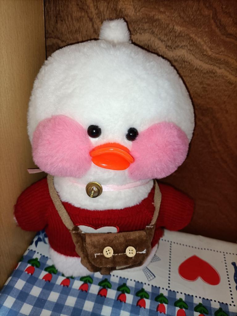 Paper Duck knuffel eend 29 cm groot, Ophalen of Verzenden, Zo goed als nieuw
