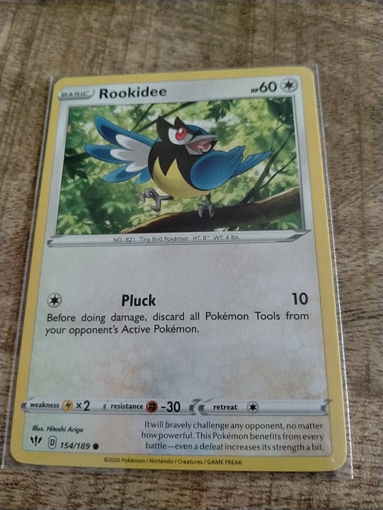 Pokemon Darkness Afblazen , Rookidee 154/189, Verzenden, Zo goed als nieuw, Losse kaart