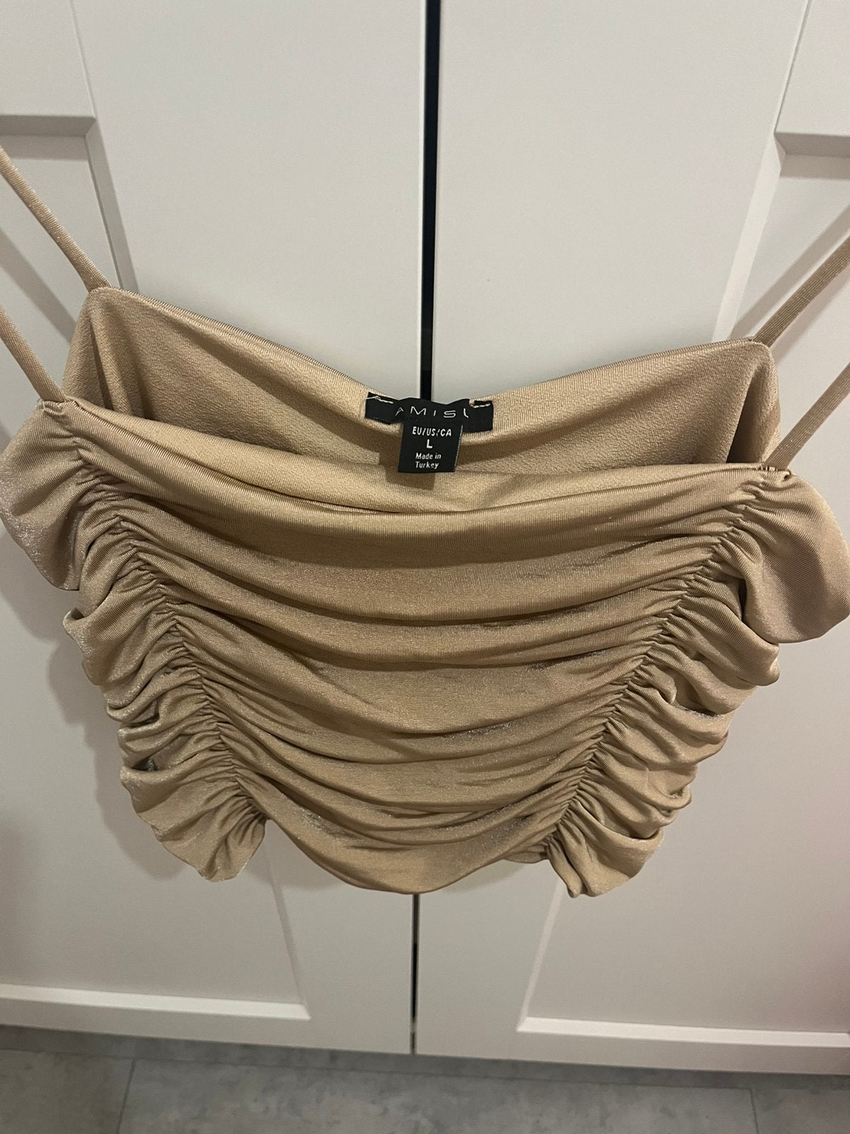 Croptop, Maat 38/40 (M), Bruin, Ophalen of Verzenden, Zo goed als nieuw
