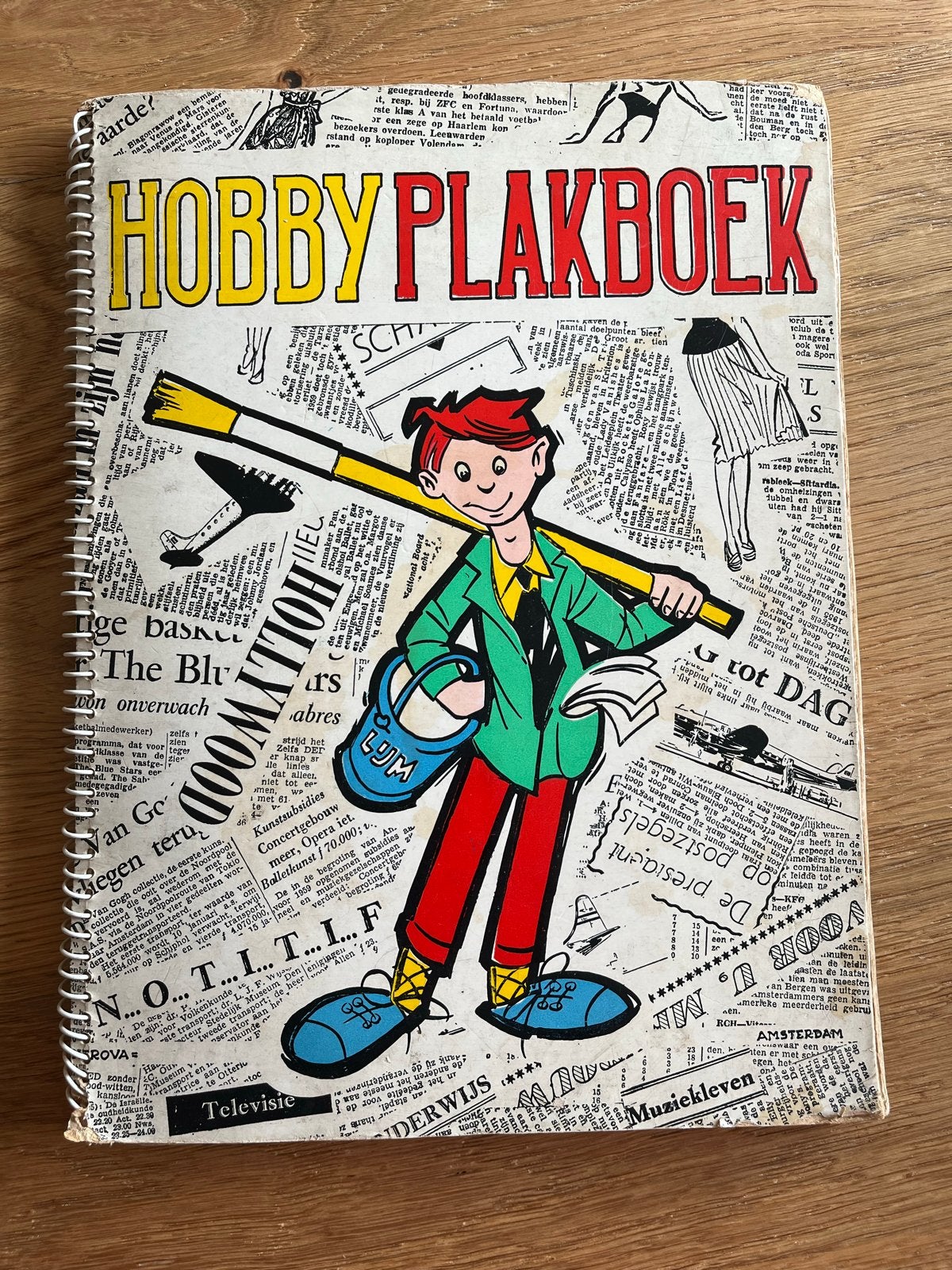 Vintage Hobby Plakboek met verzameling luciferdoosjes, Ophalen of Verzenden, Gebruikt