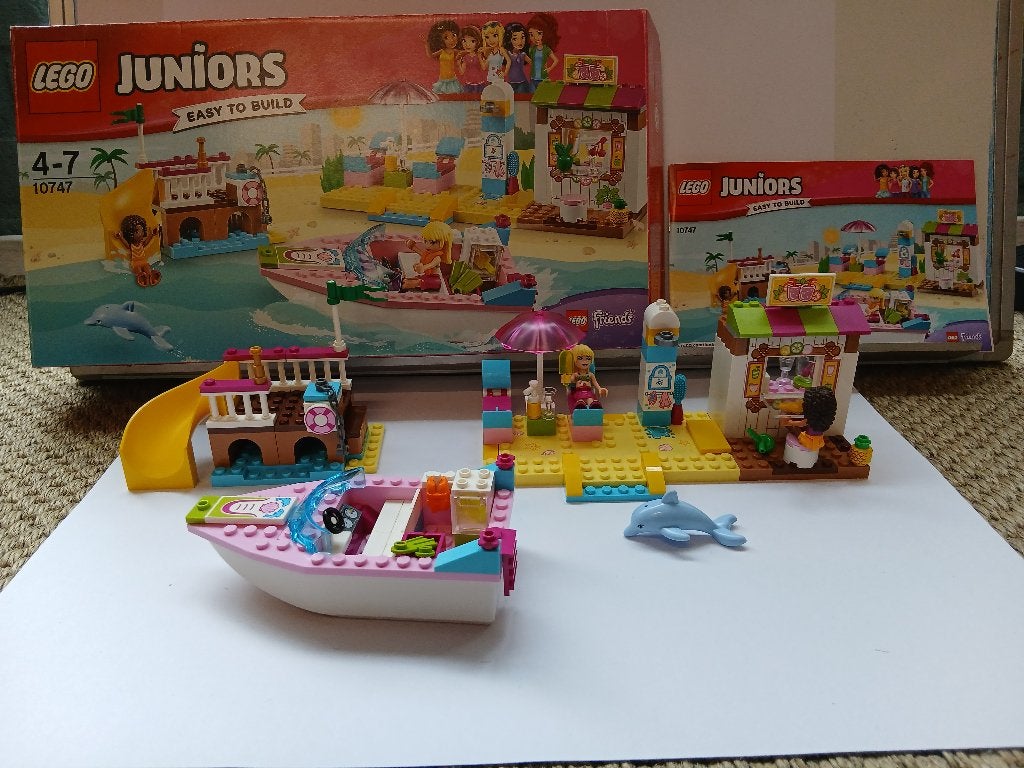 Lego Junior, 10747 Andrea en Stephanies strandvakantie, Gebruikt, Lego, Friends, Ophalen of Verzenden