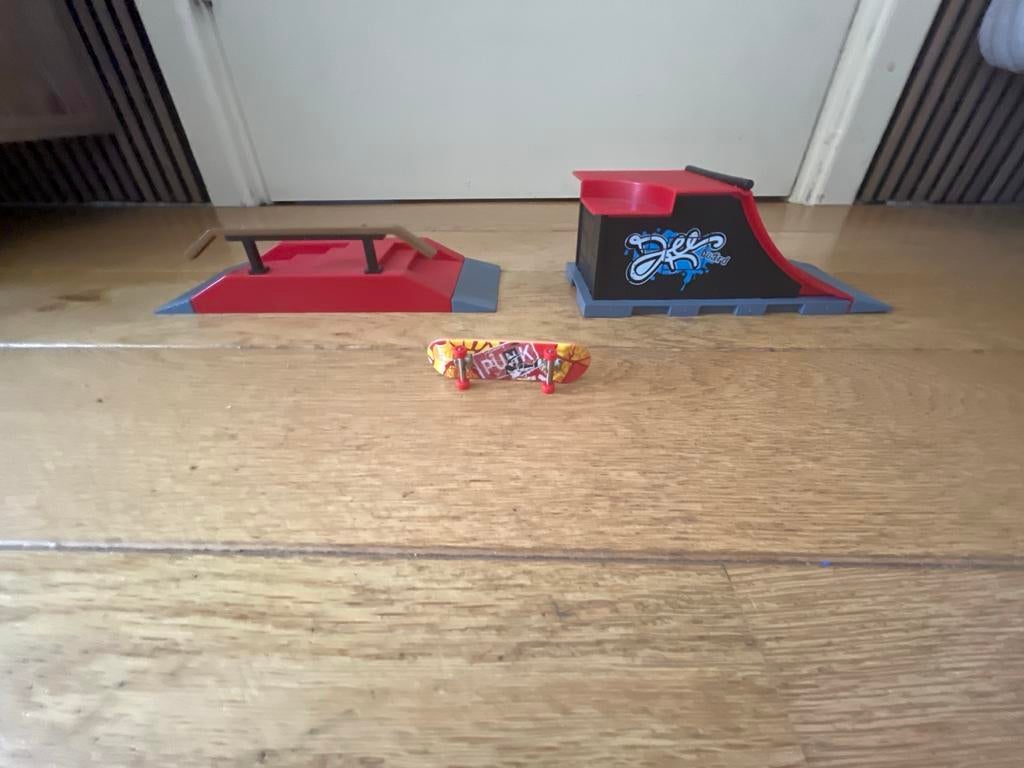 Fingerboard Skatepark Set met Fingerboard, Ophalen of Verzenden, Gebruikt, Jongen of Meisje