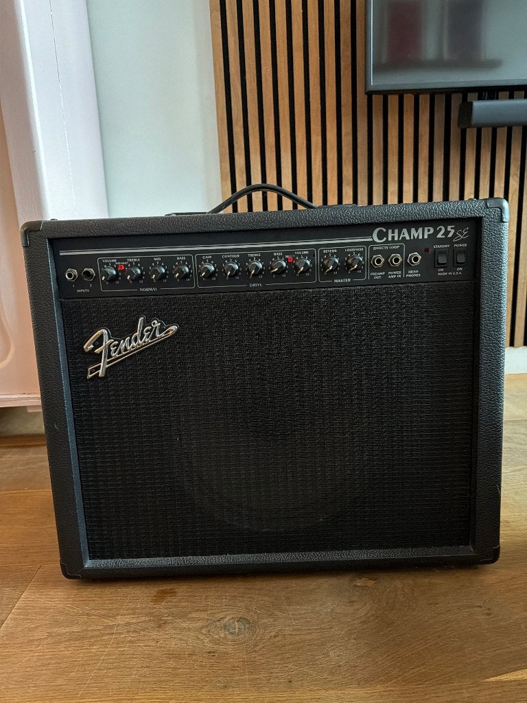 Fender Champ 25 SE MiA, Ophalen, Gebruikt, Minder dan 50 watt