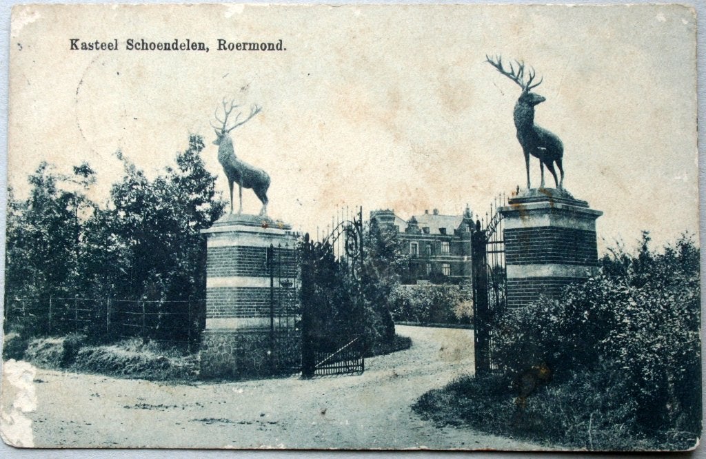 Roermond, Kasteel Schoendelen, Ophalen of Verzenden, Voor 1920, Gelopen, Limburg