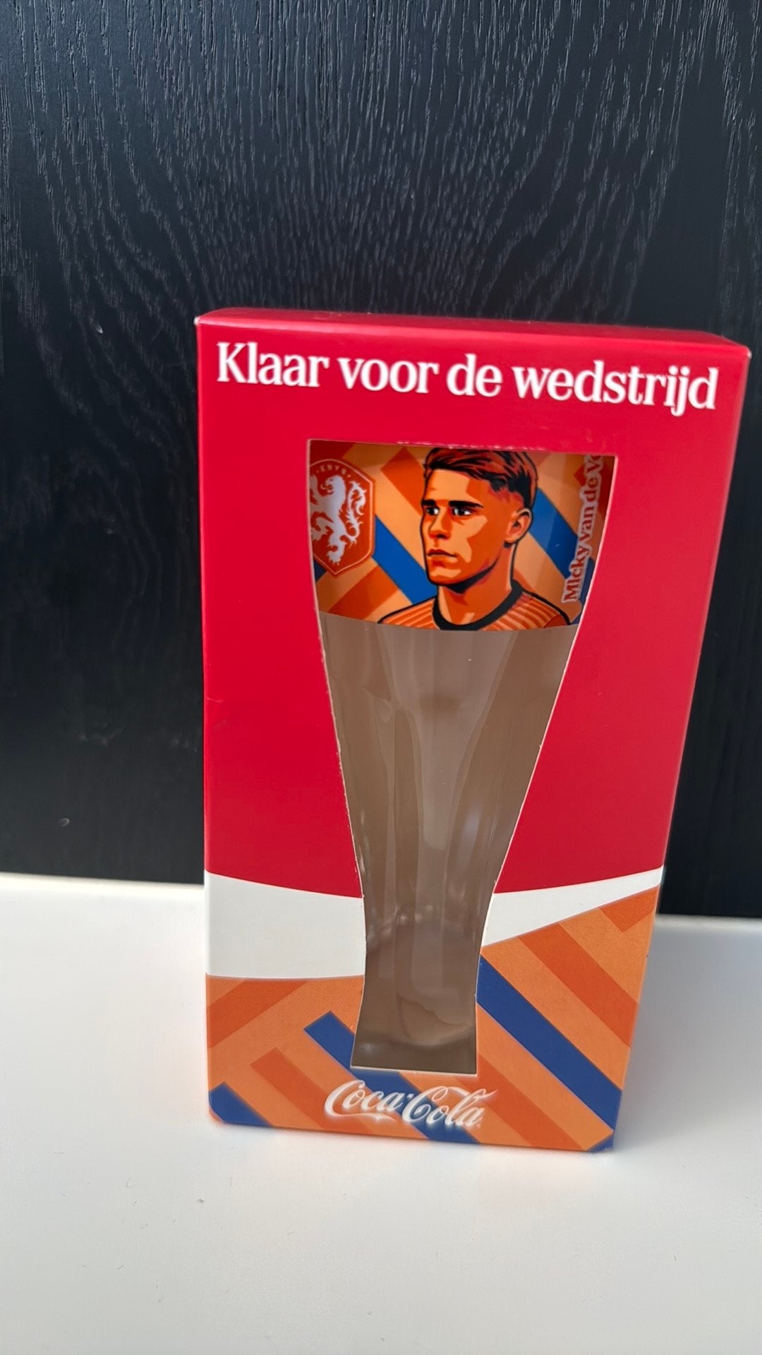 WK Coca Cola glas van de Ven, Ophalen of Verzenden, Nieuw, Frisdrankglas