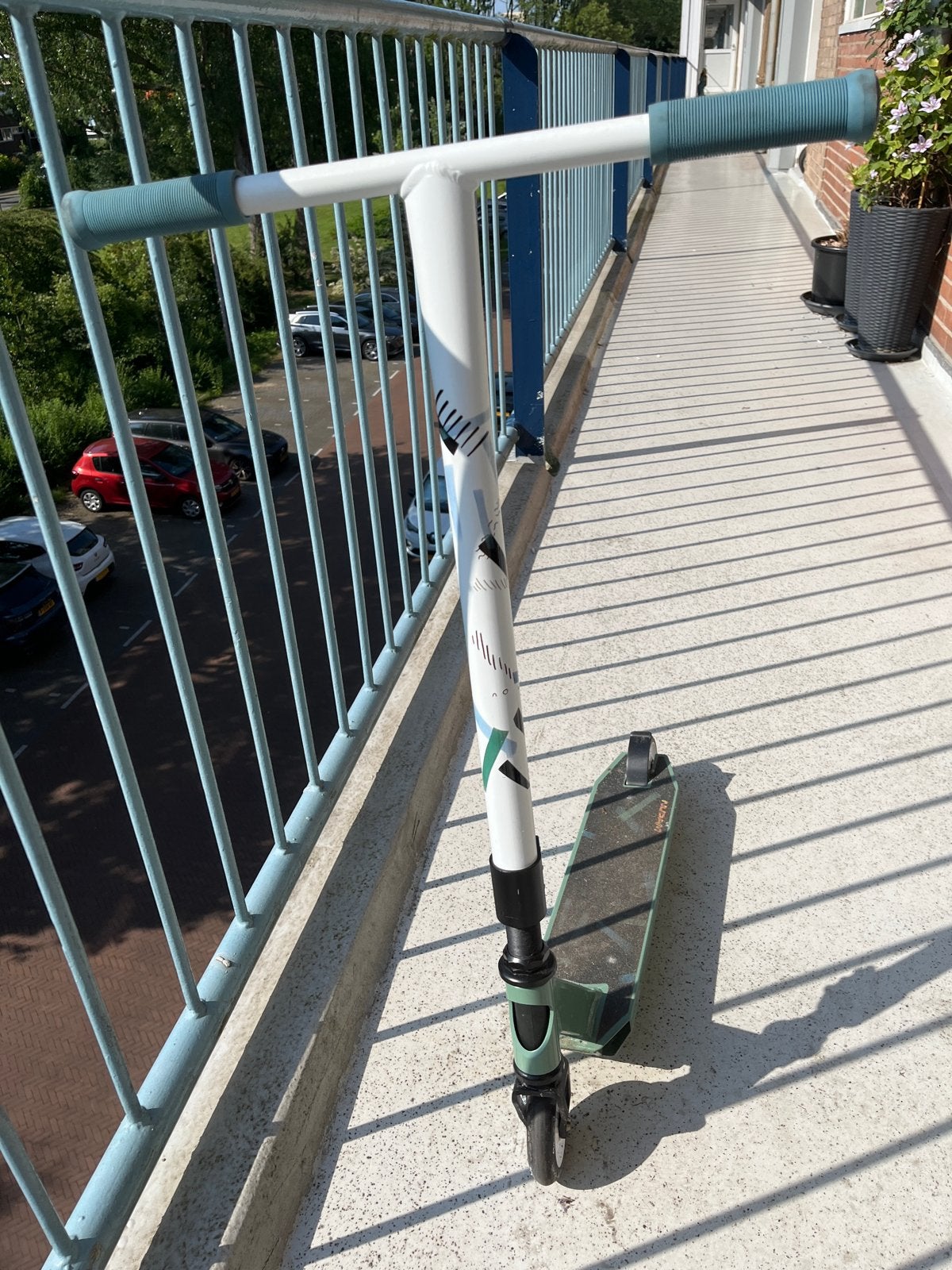 Stuntstep Oxelo MF One - Gebruikt maar in goede staat, Fietsen en Brommers, Steps, Ophalen, Gebruikt, Gewone step