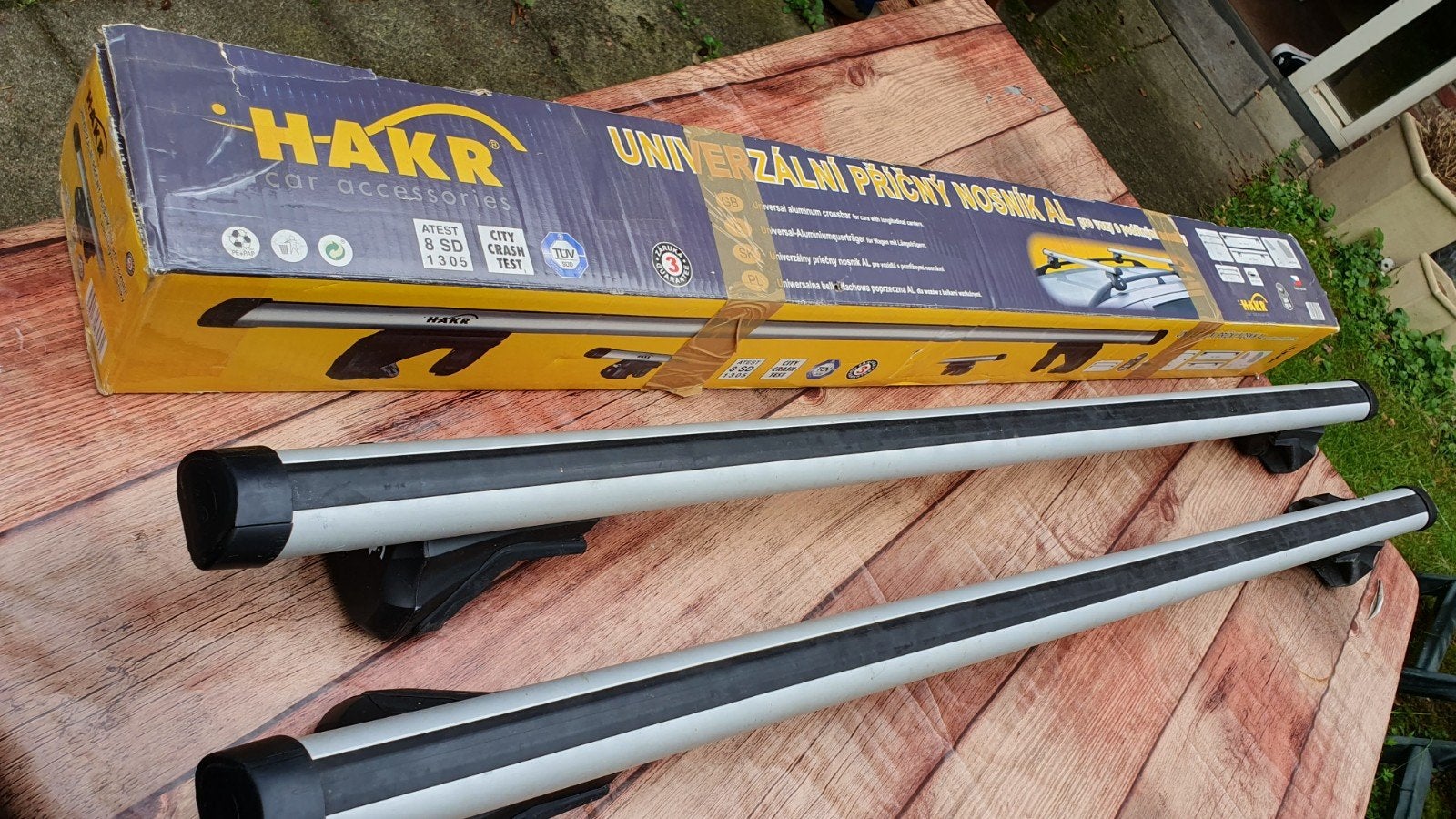 Universele dakdragers HAKR voor open dakrailing, Auto diversen, Dakdragers, Ophalen