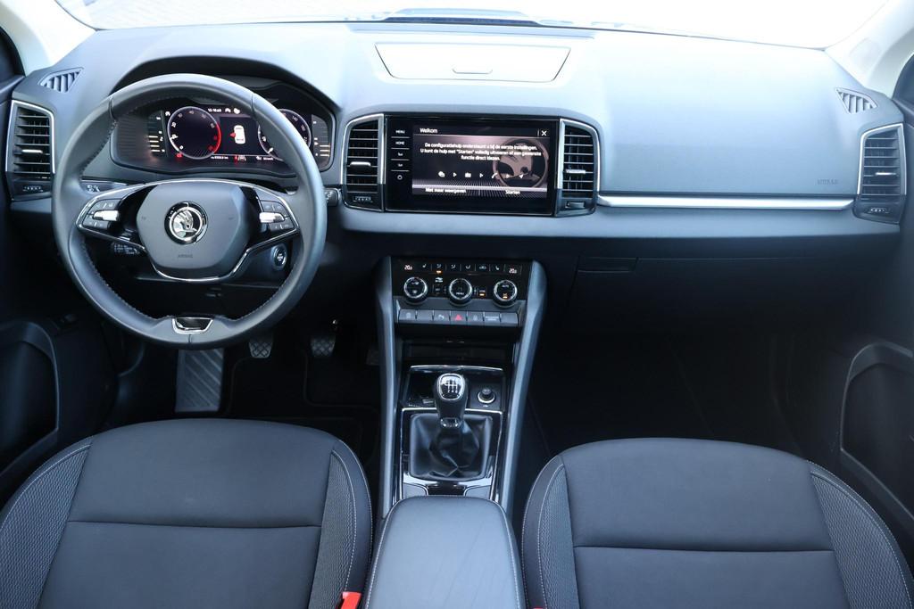 Skoda Karoq 1.0 TSI Business Edition 1e Eigenaar | Volledig, Voorwielaandrijving, Stof, Gebruikt, Blauw