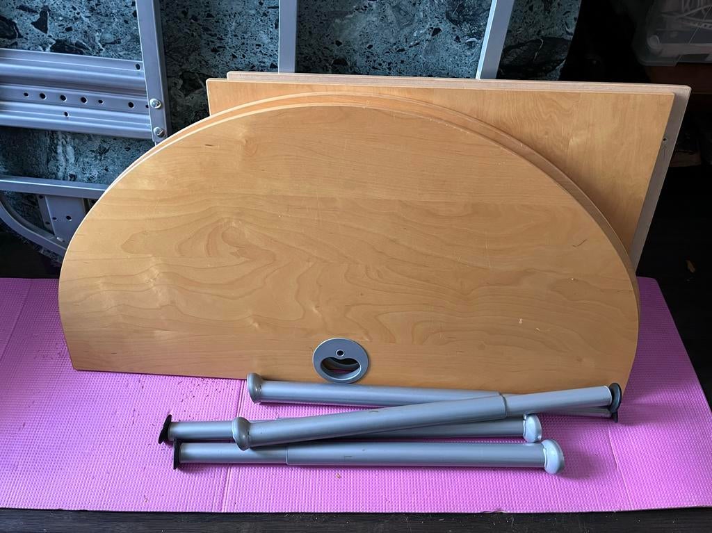 Ikea Galant vergadertafel / bureau - verstelbaar, Ophalen, Gebruikt, 100 tot 150 cm, Vier personen
