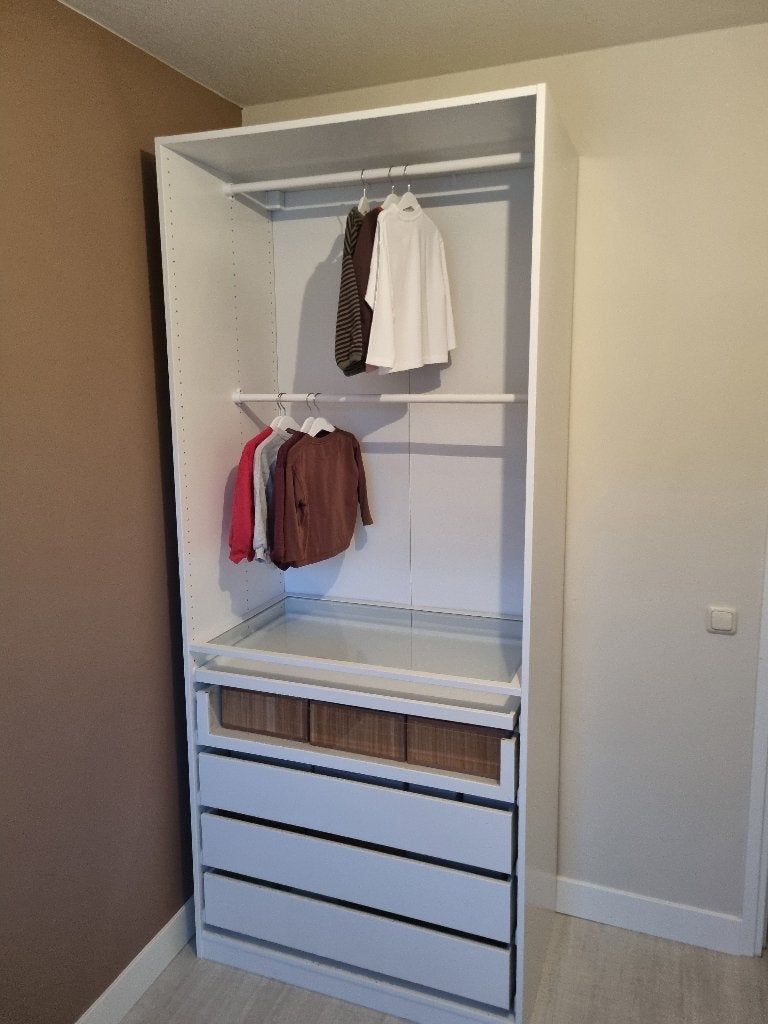 Ikea pax kledingkast, Ophalen, Met lade(s), 100 tot 150 cm, 200 cm of meer