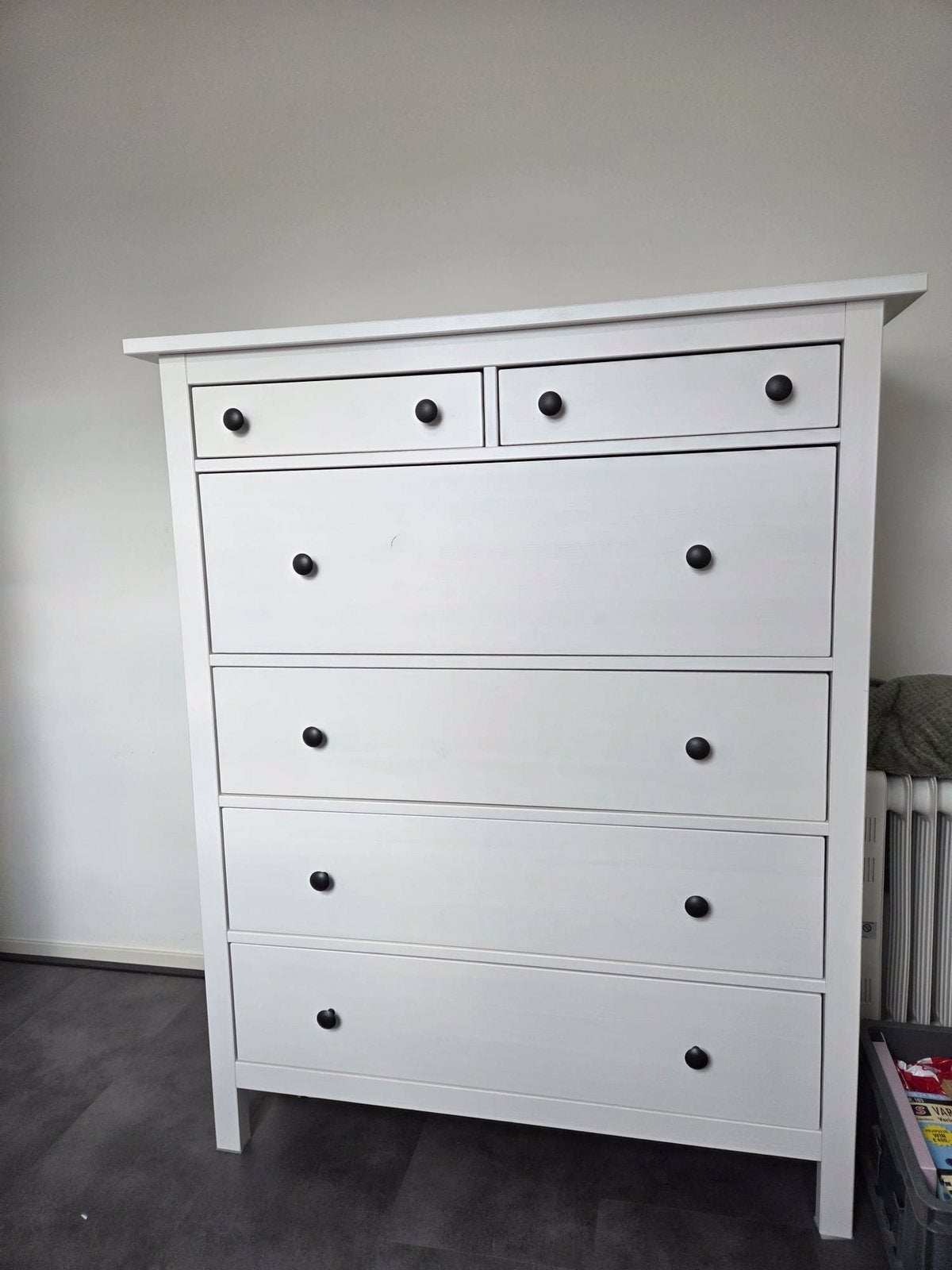 Hemnes lade kast wit, Ophalen, 50 tot 100 cm, Zo goed als nieuw, 3 of 4 laden