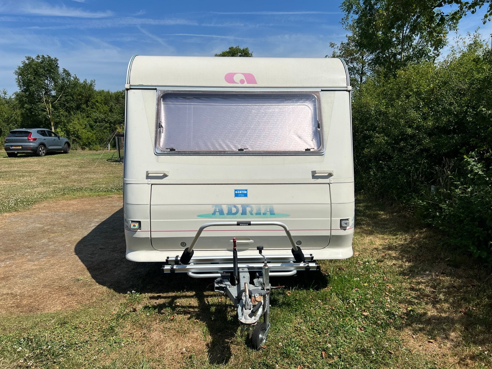 Adria Unica 431DD 1996 - Gerenoveerde caravan met voortent, Caravans en Kamperen, Vast bed, Treinzit, Particulier, Adria