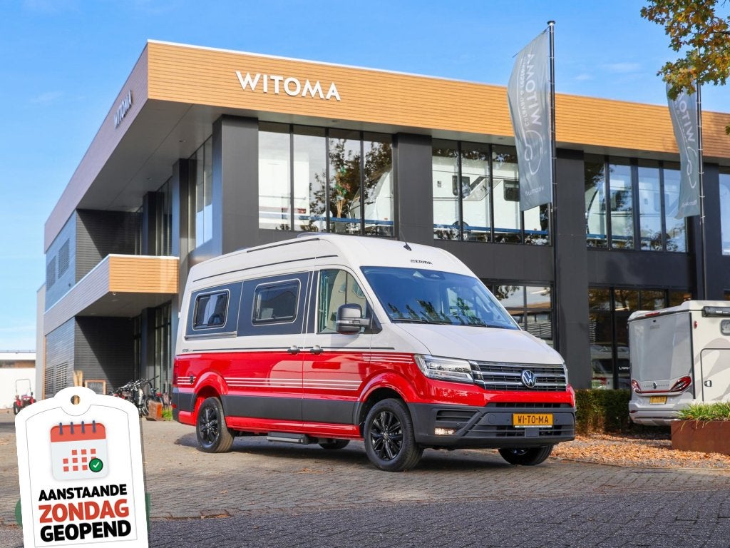 Eriba Car 602 NIEUW - VW Crafter buscamper met grote zithoek, Chemisch toilet, Buscamper of Camperbus, Ringverwarming, Tot en met 2