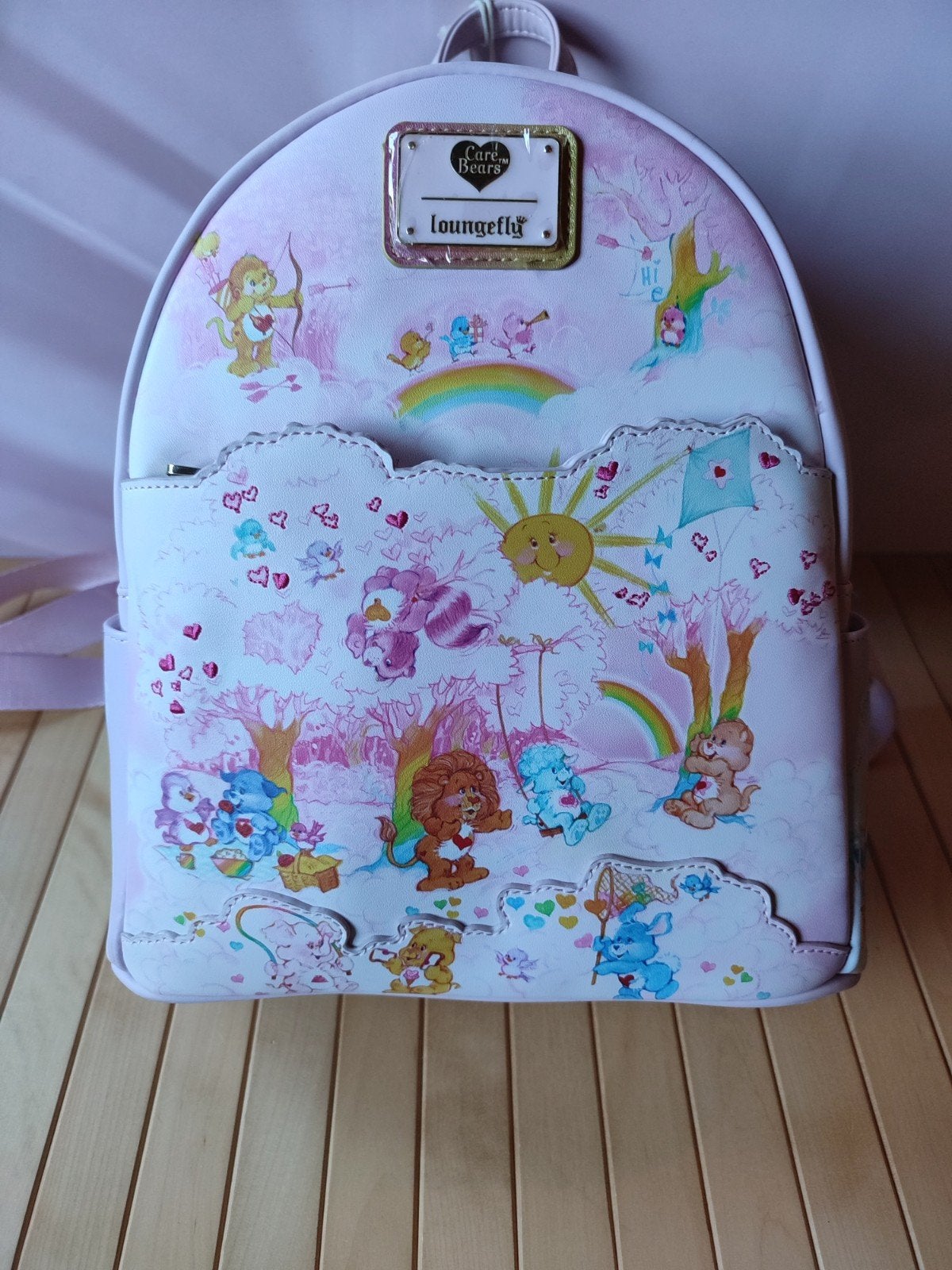 Loungefly Care Bears Mini Rugzak - Nieuw met labels, Overige merken, Minder dan 30 cm, Nieuw, Ophalen of Verzenden