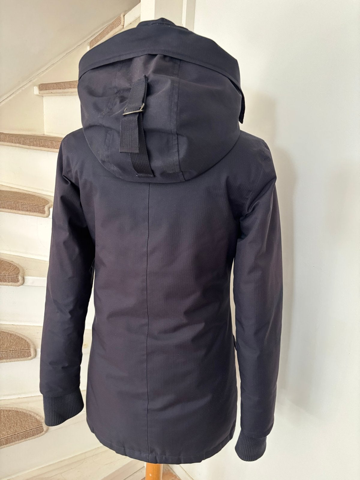 Air Force navy blauwe parka jas, maat XS, Ophalen of Verzenden, Zo goed als nieuw, Maat 34 (XS) of kleiner, Blauw